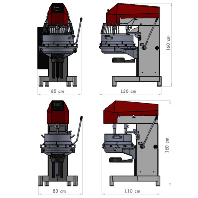 Gastro Hamur Pişirme ve Karıştırma Makinesi